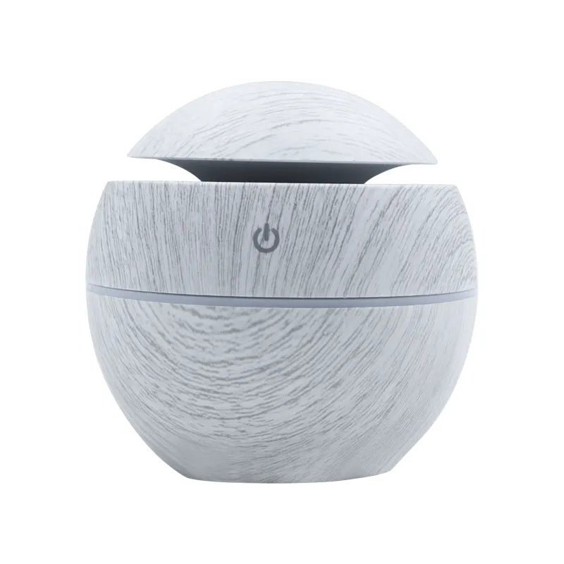 Essentials Wooden Grain Humidifier Light Diffuser